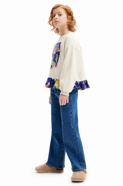 Jerséis Y Sudaderas-Desigual Sudadera flores