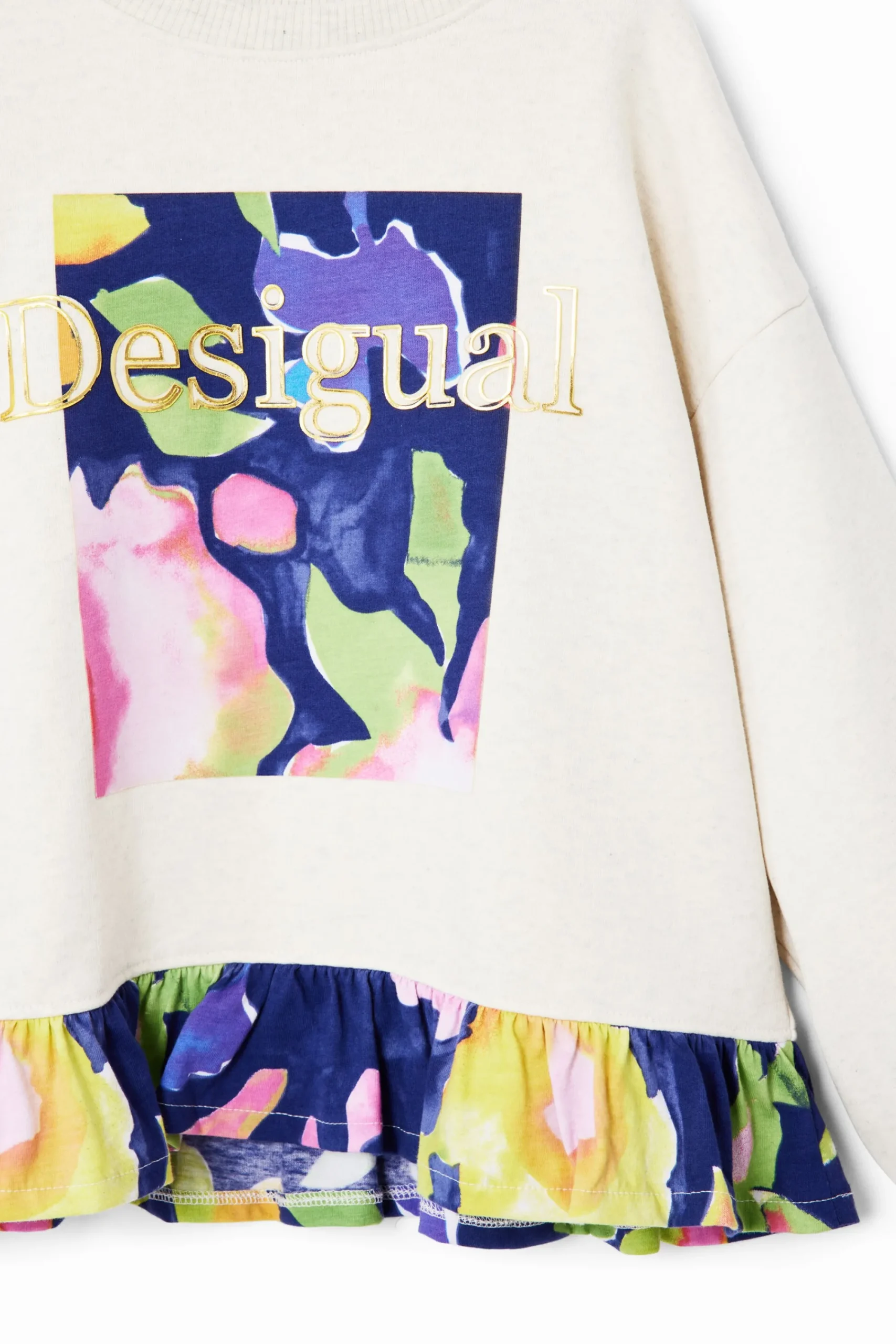 Jerséis Y Sudaderas-Desigual Sudadera flores