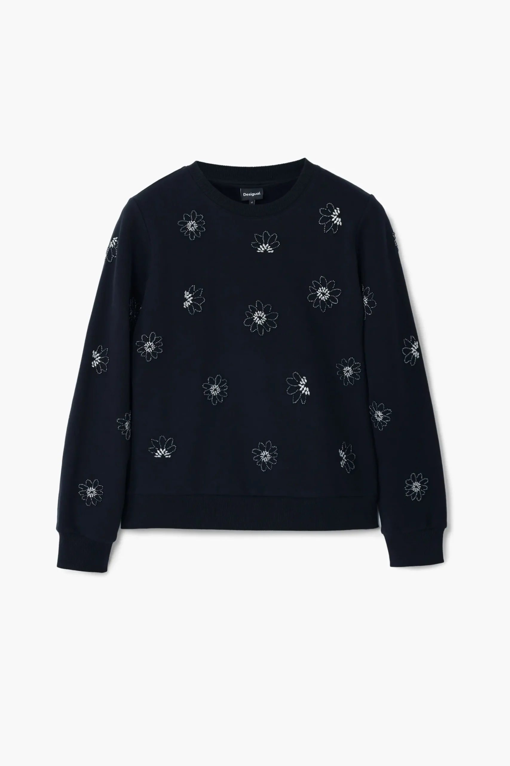 Sudaderas|Jerséis-Desigual Sudadera flores joya