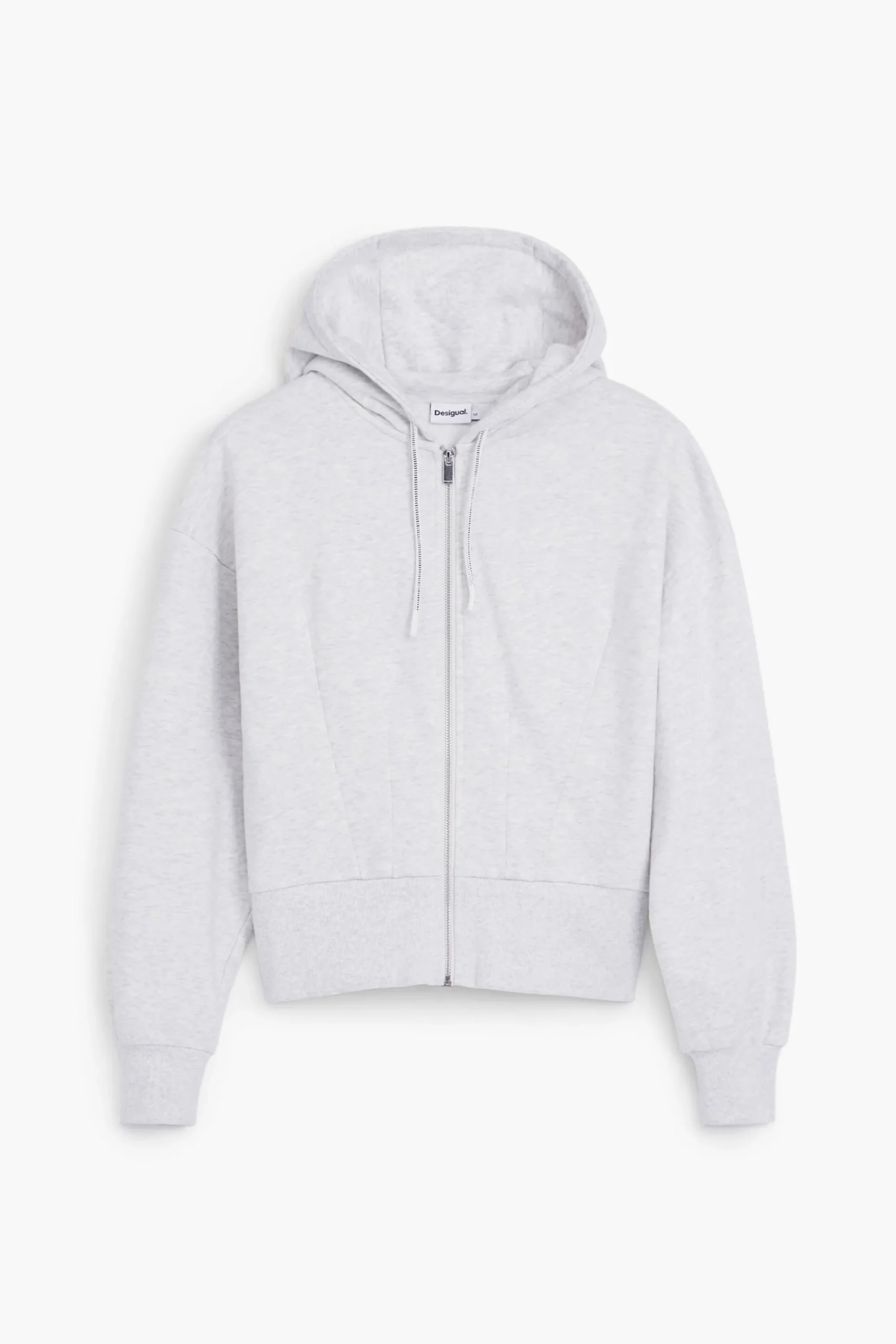 Sudaderas|Jerséis-Desigual Sudadera lisa capucha