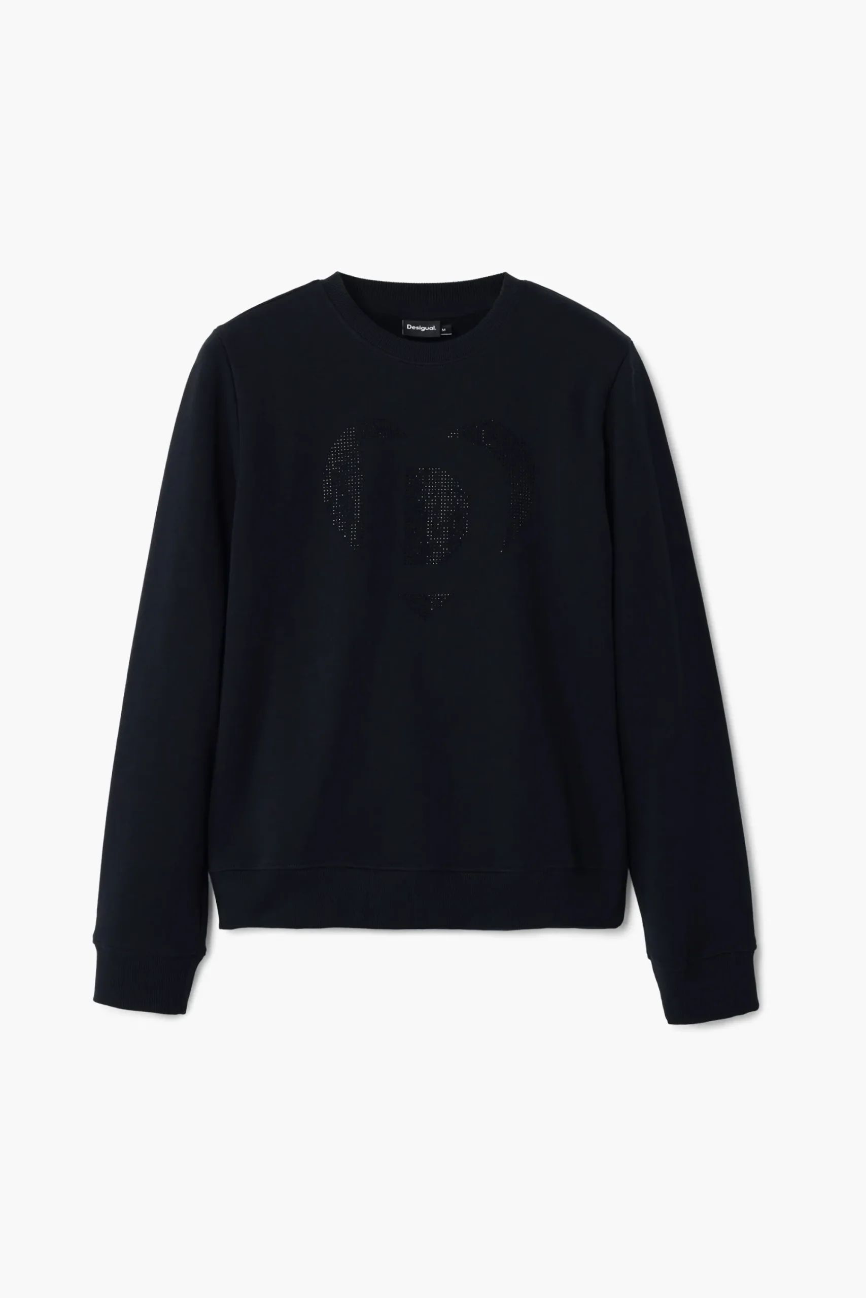 Sudaderas|Jerséis-Desigual Sudadera logo strass