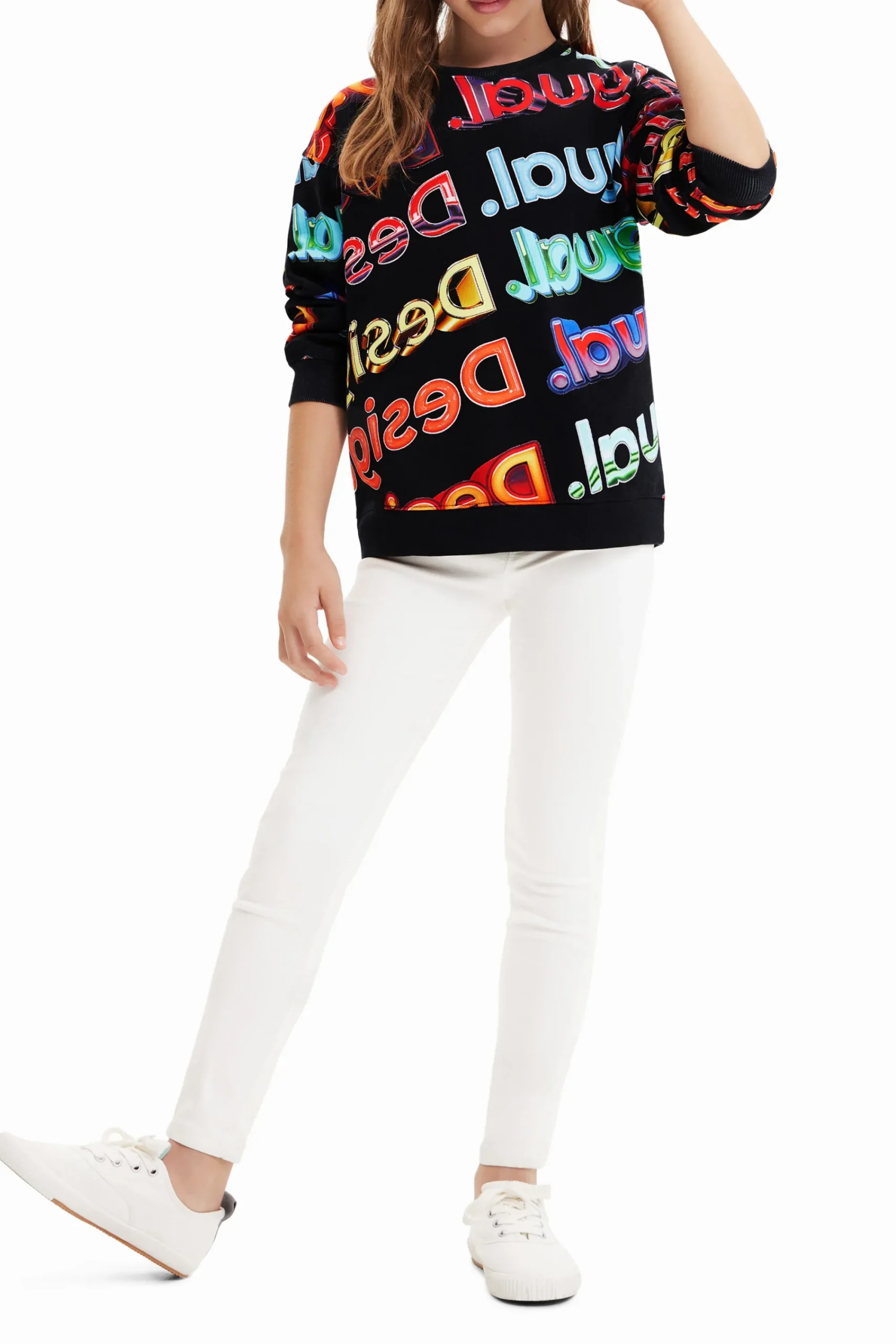 Jerséis Y Sudaderas-Desigual Sudadera logos 3D
