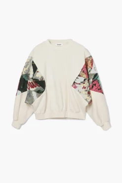 Sudaderas|Jerséis-Desigual Sudadera mangas estampadas M. Christian Lacroix