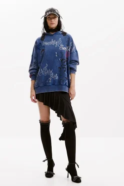 Sudaderas|Jerséis-Desigual Sudadera María Escoté