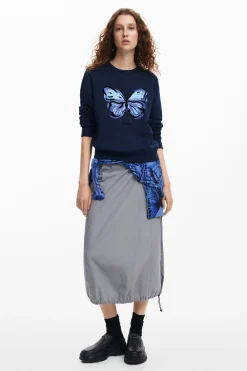 Sudaderas|Jerséis-Desigual Sudadera mariposa