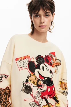 Sudaderas|Jerséis-Desigual Sudadera Mickey Mouse