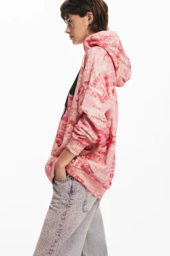Sudaderas|Jerséis-Desigual Sudadera Mickey Mouse cordón