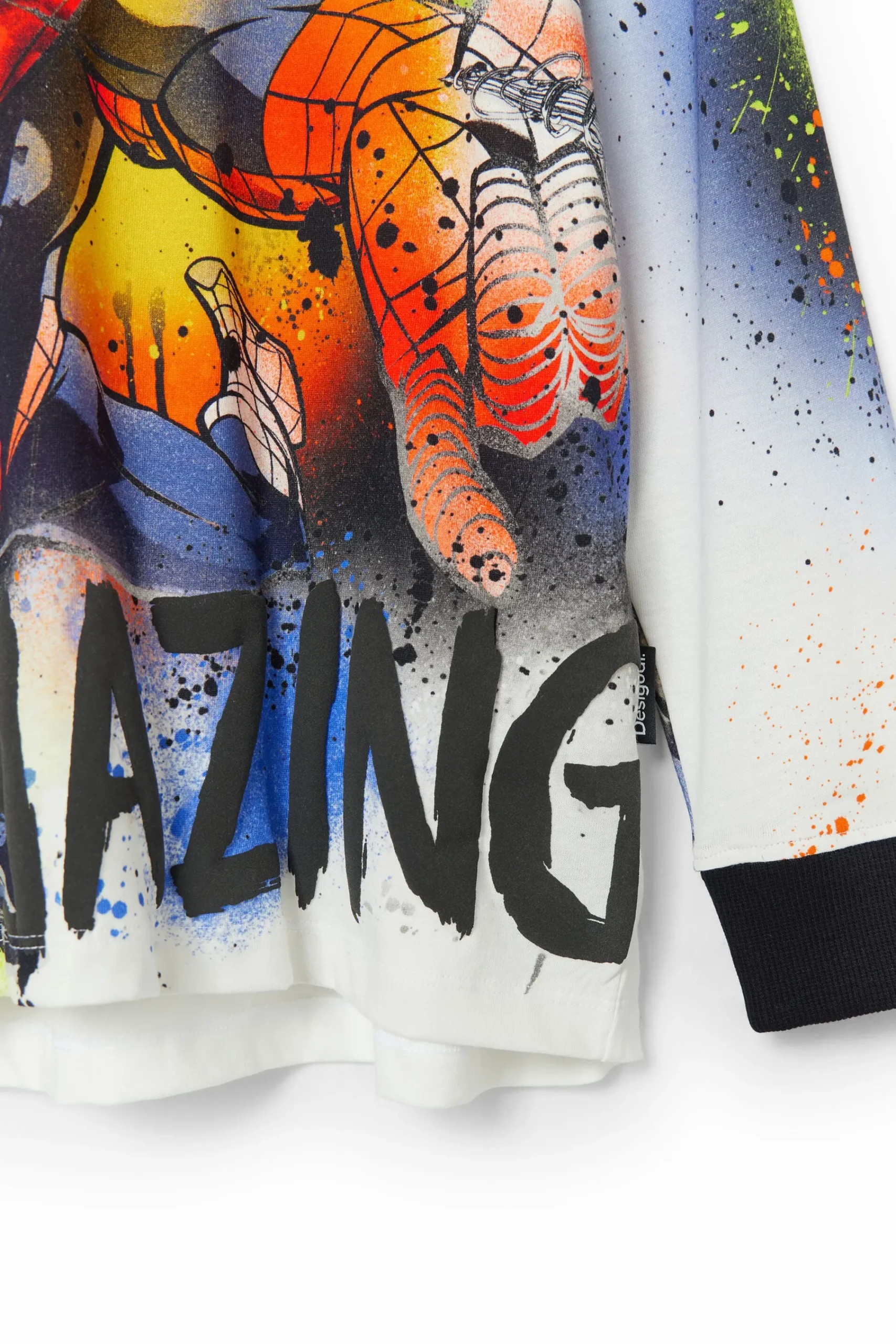 Camisetas Y Camisas-Desigual Sudadera onversize Spiderman