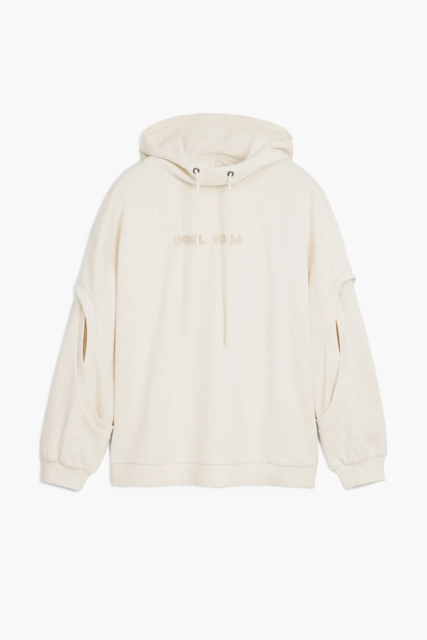 Sudaderas|Jerséis-Desigual Sudadera oversize abertura mangas