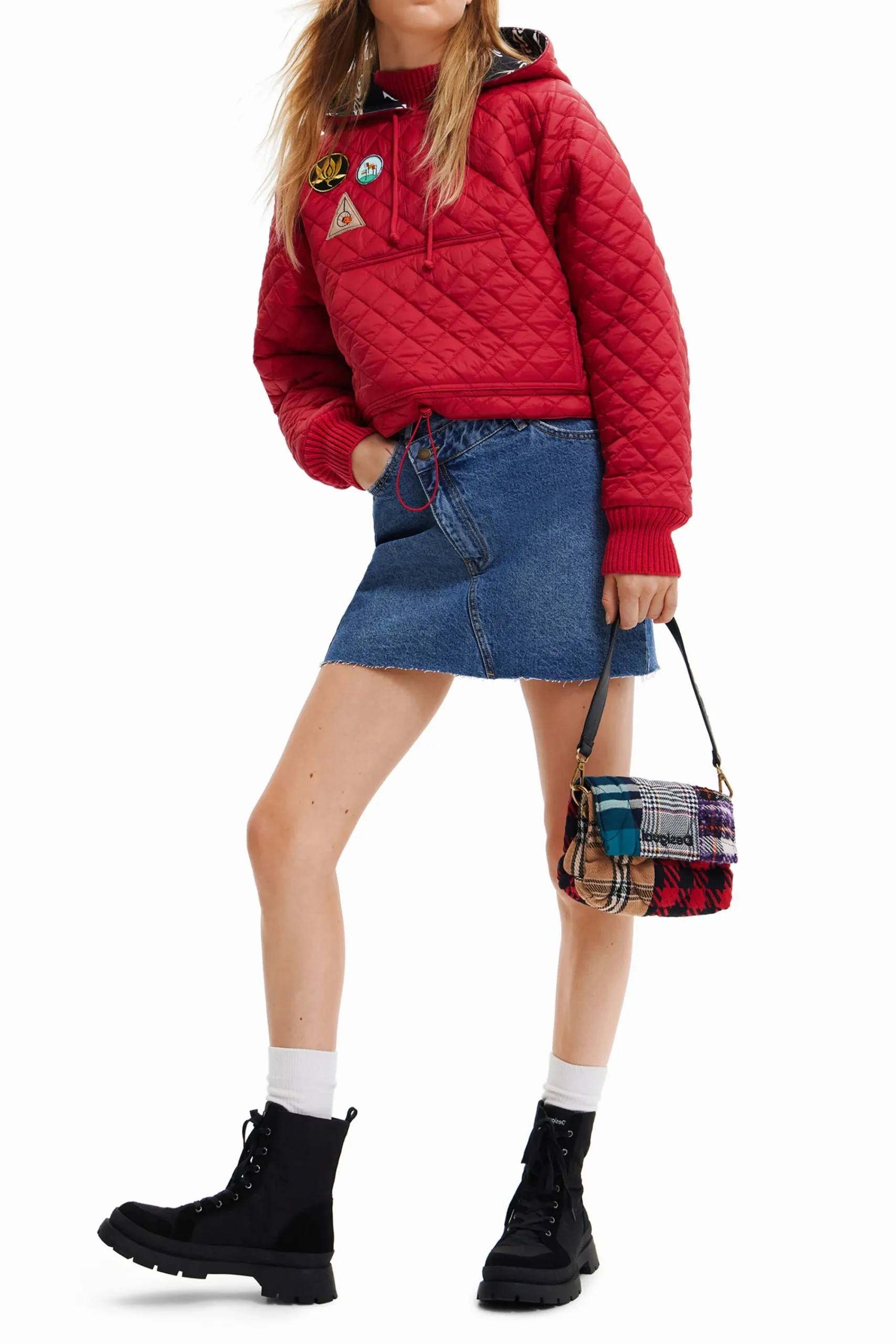 Jerséis-Desigual Sudadera padded con parches