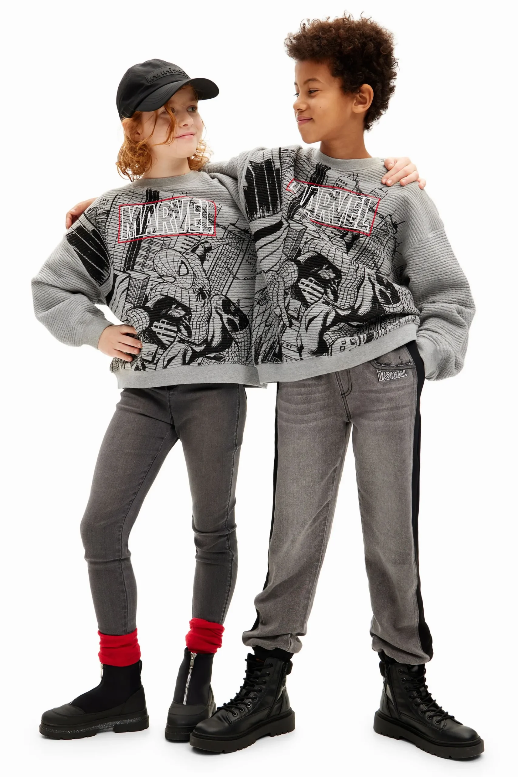 Jerséis Y Sudaderas-Desigual Sudadera rayas Marvel