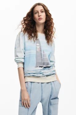 Jerséis Y Sudaderas|Sudaderas-Desigual Sudadera velero American Magic