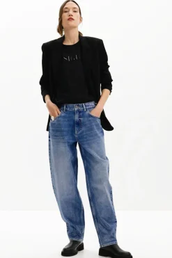 Vaqueros|Pantalones-Desigual Vaqueros denim balloon