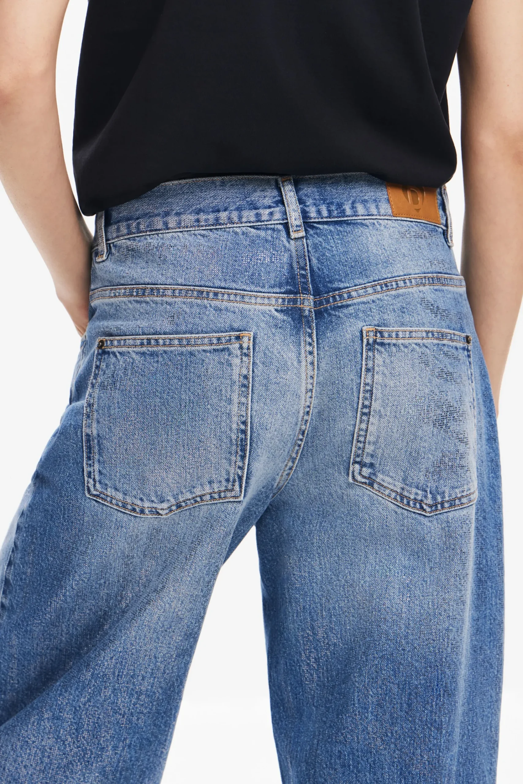 Vaqueros|Pantalones-Desigual Vaqueros denim balloon