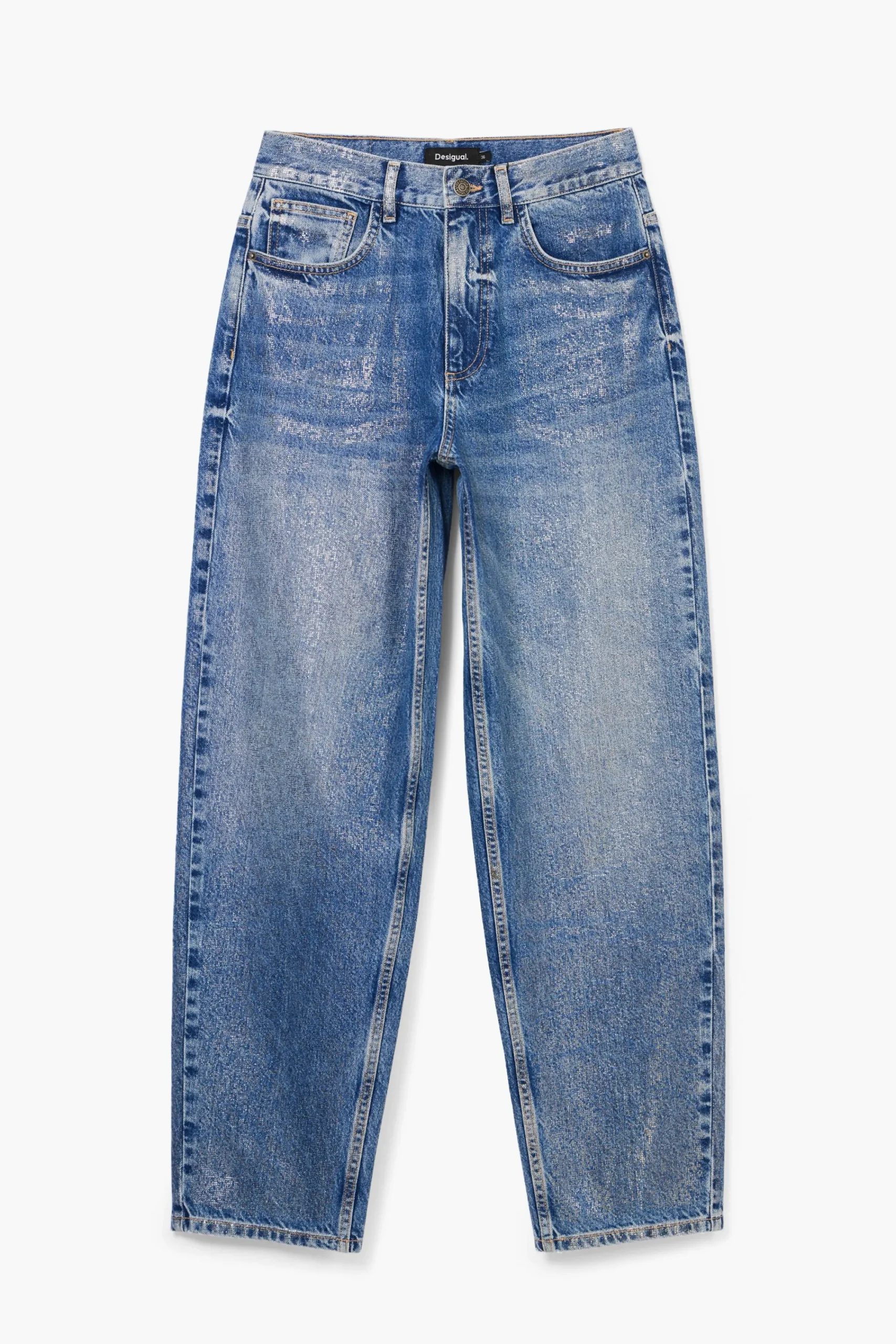 Vaqueros|Pantalones-Desigual Vaqueros denim balloon