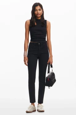 Vaqueros|Pantalones-Desigual Vaqueros denim slim