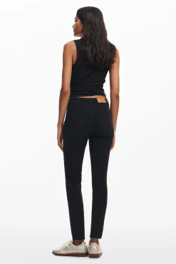 Vaqueros|Pantalones-Desigual Vaqueros denim slim