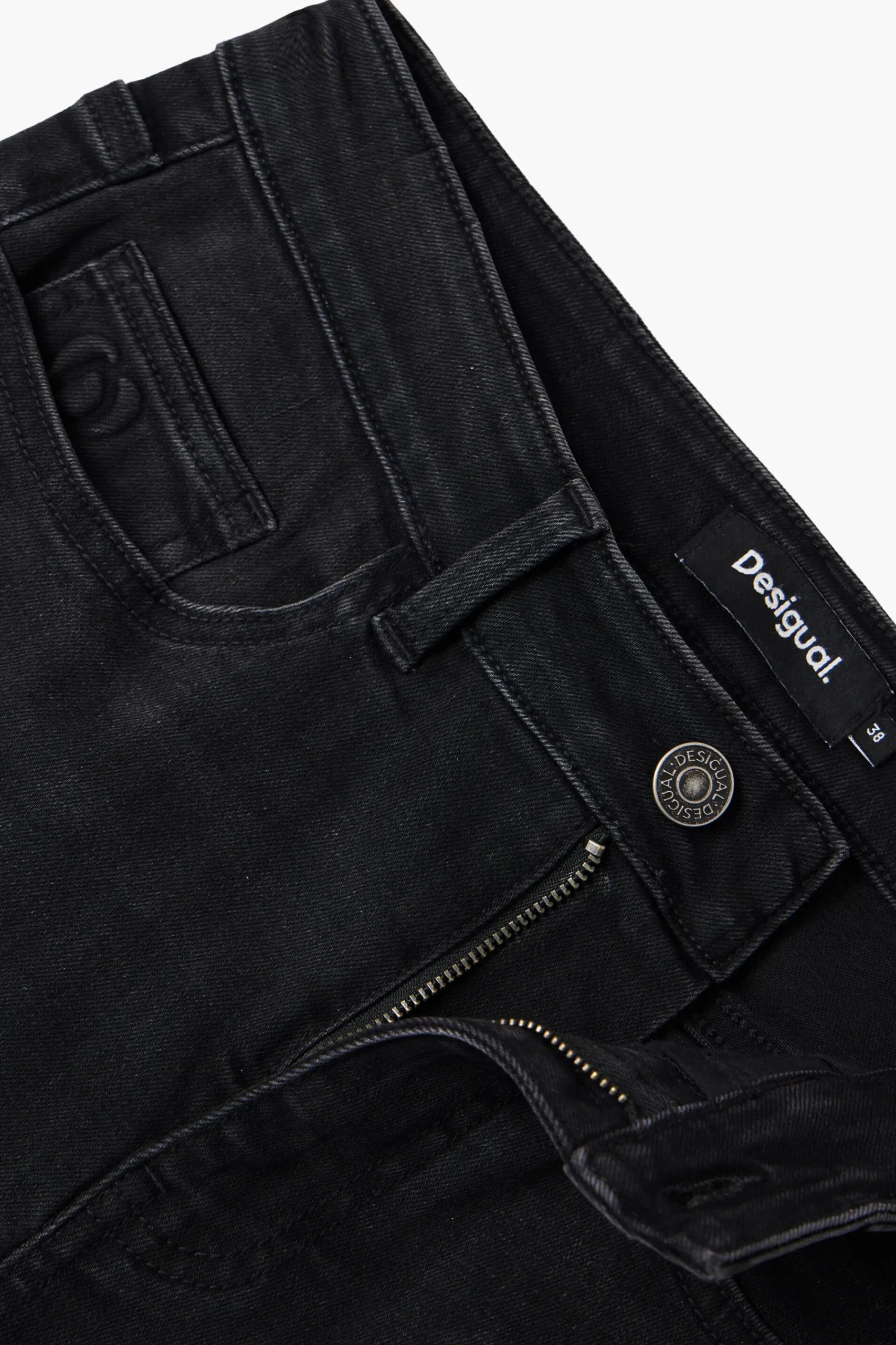 Vaqueros|Pantalones-Desigual Vaqueros denim slim