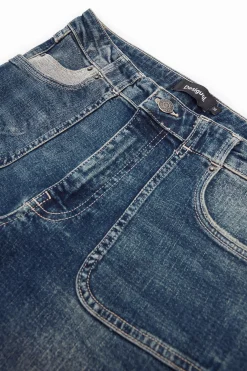Vaqueros|Pantalones-Desigual Vaqueros Flare