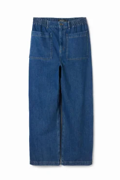 Jeans Y Pantalones-Desigual Vaqueros largos bolsillos