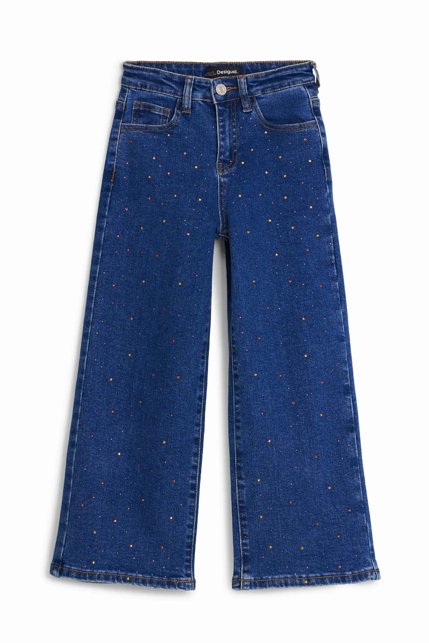 Faldas Y Pantalones-Desigual Vaqueros largos con puntos