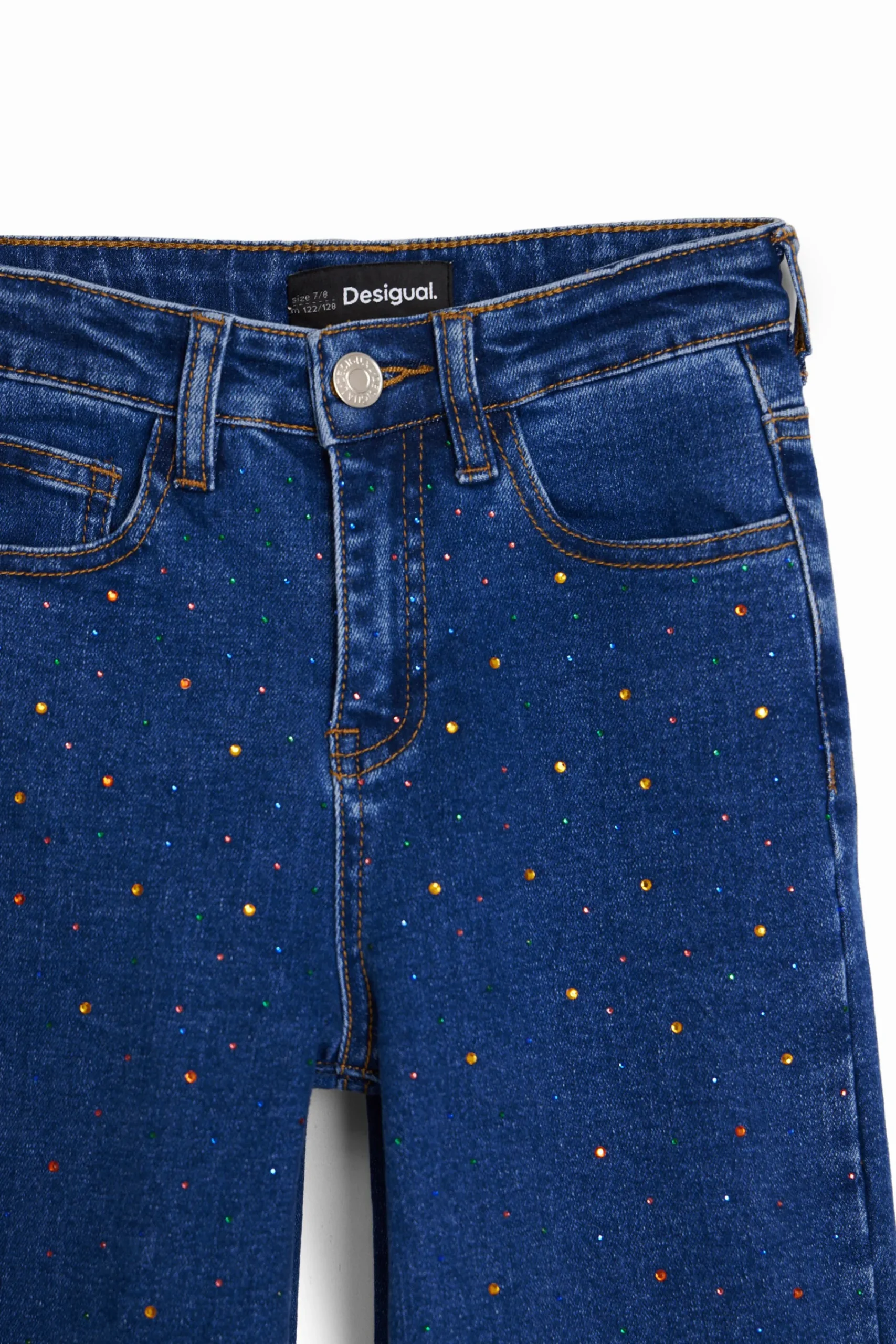 Faldas Y Pantalones-Desigual Vaqueros largos con puntos