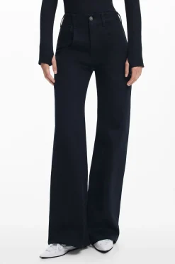 Vaqueros|Pantalones-Desigual Vaqueros Wide Leg Maitrepierre