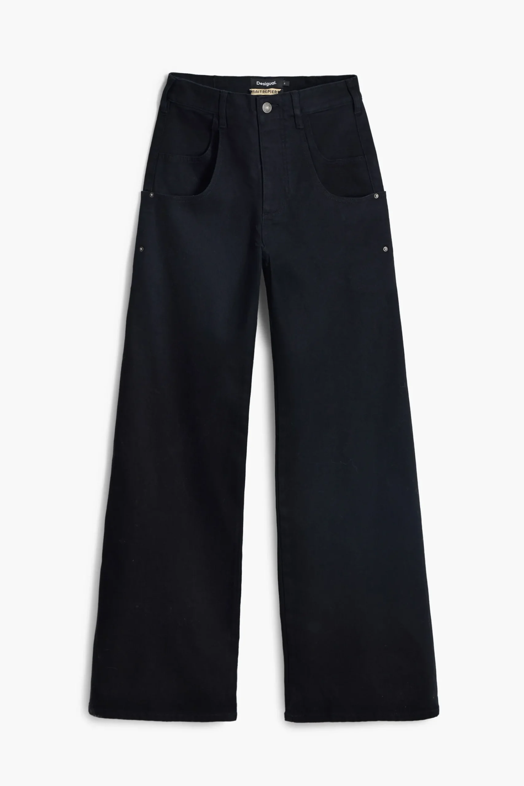 Vaqueros|Pantalones-Desigual Vaqueros Wide Leg Maitrepierre