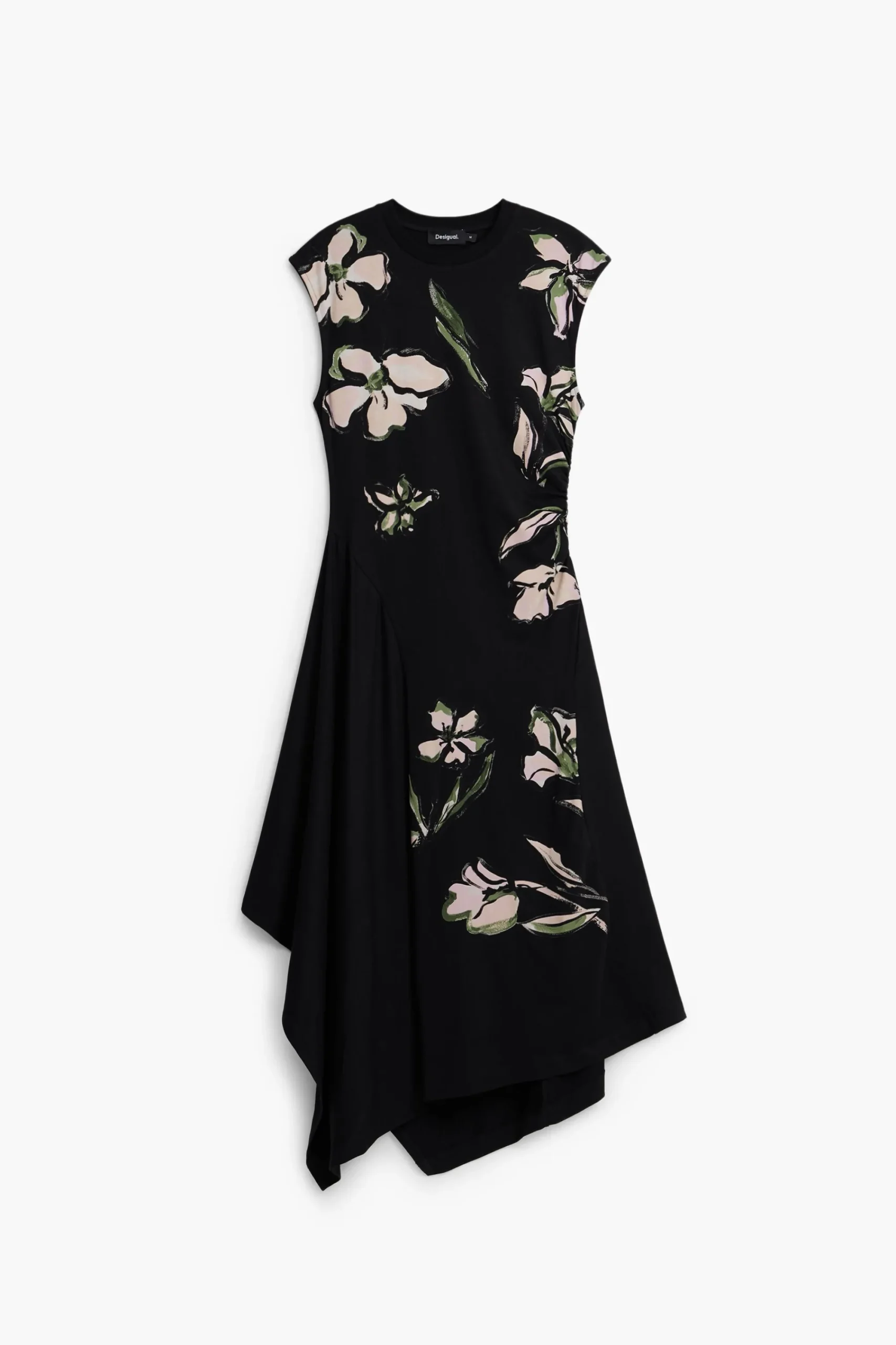 Vestidos Y Monos-Desigual Vestido asimétrico flores