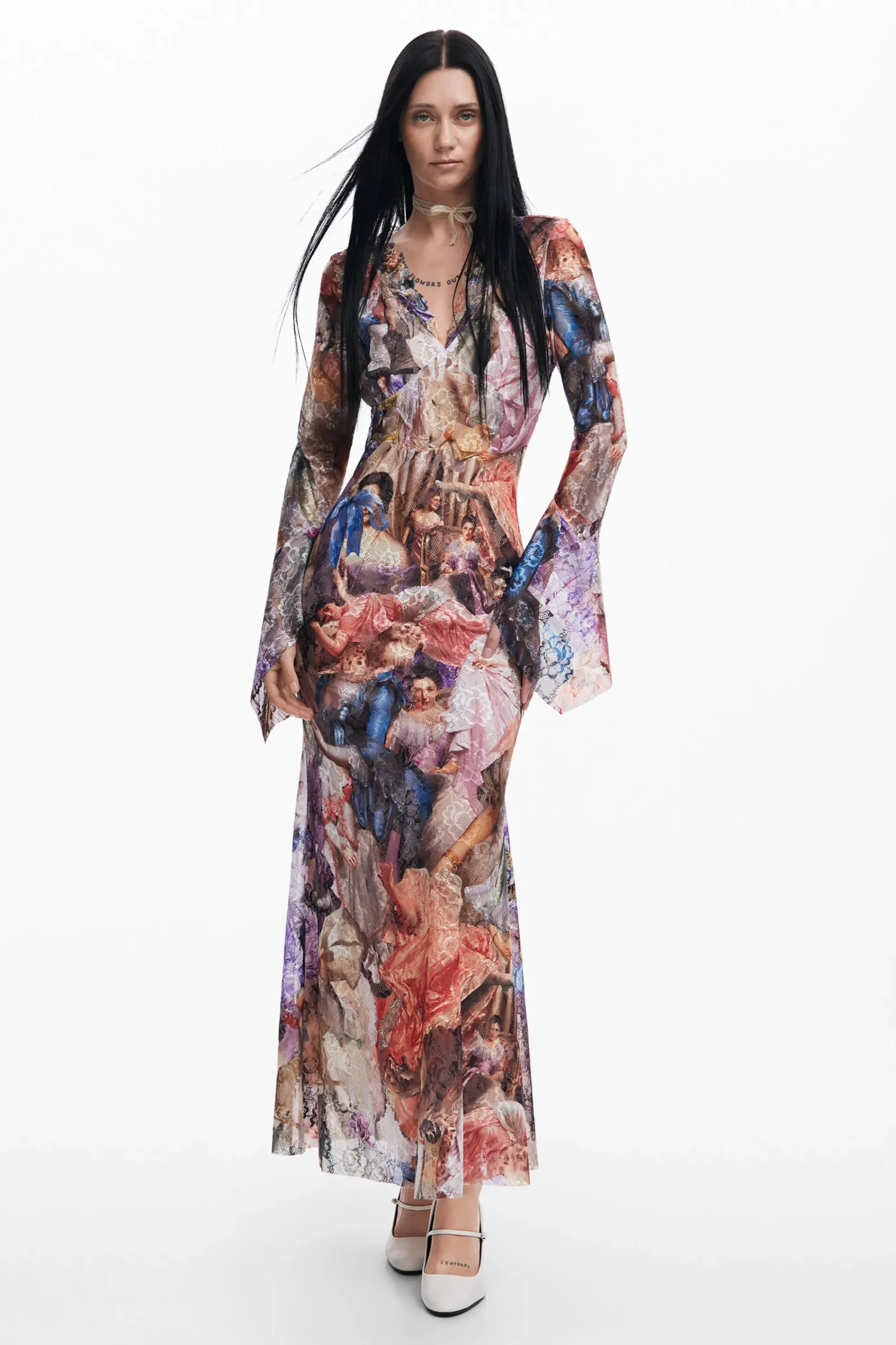 Vestidos Y Monos-Desigual Vestido barroco María Escoté
