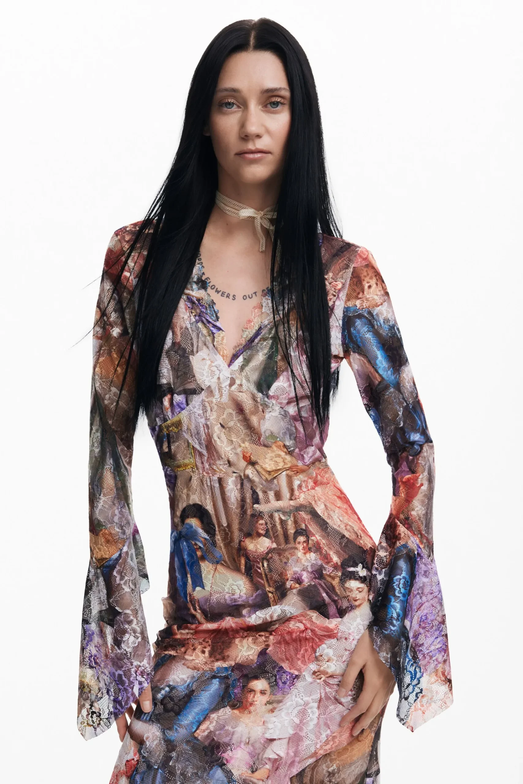 Vestidos Y Monos-Desigual Vestido barroco María Escoté
