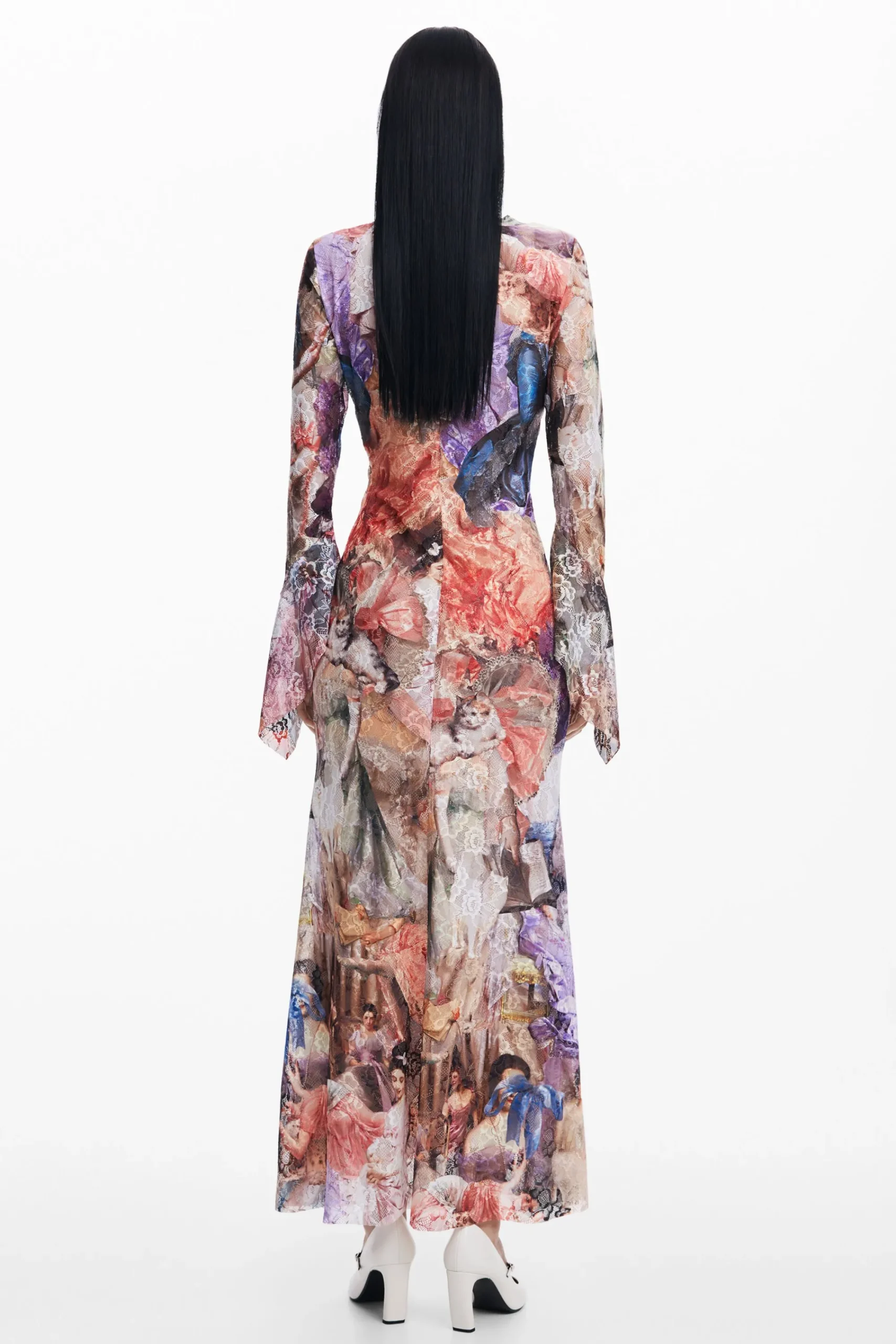 Vestidos Y Monos-Desigual Vestido barroco María Escoté