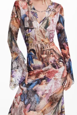 Vestidos Y Monos-Desigual Vestido barroco María Escoté