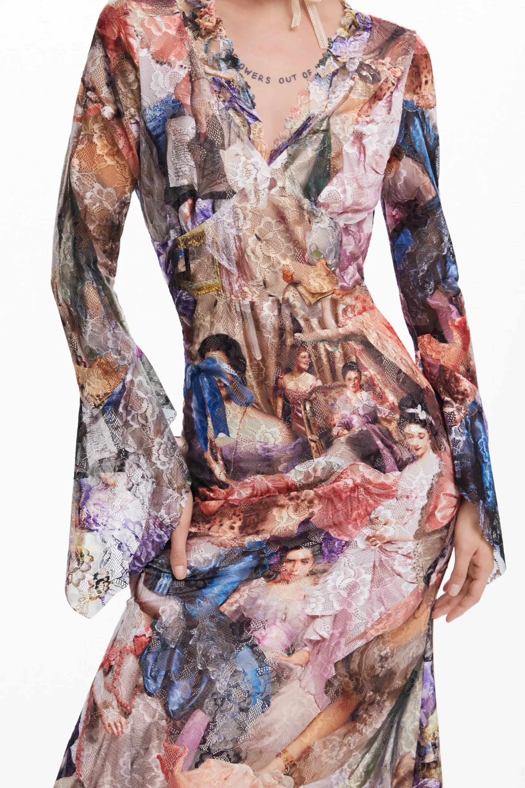 Vestidos Y Monos-Desigual Vestido barroco María Escoté