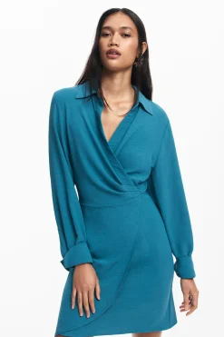 Vestidos Y Monos-Desigual Vestido camisero