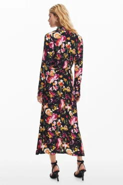 Vestidos Y Monos-Desigual Vestido camisero flores