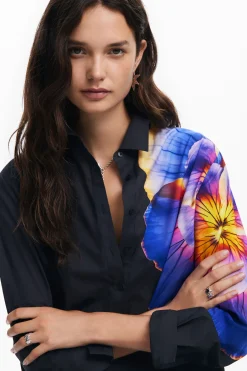 Vestidos Y Monos-Desigual Vestido camisero flores M. Christian Lacroix