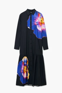Vestidos Y Monos-Desigual Vestido camisero flores M. Christian Lacroix