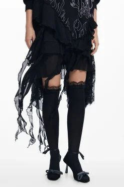 Vestidos Y Monos-Desigual Vestido capucha María Escoté