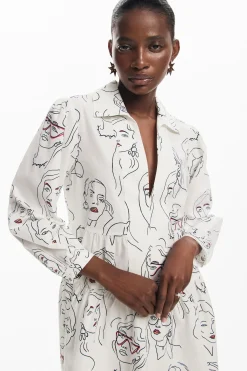 Vestidos Y Monos-Desigual Vestido caras