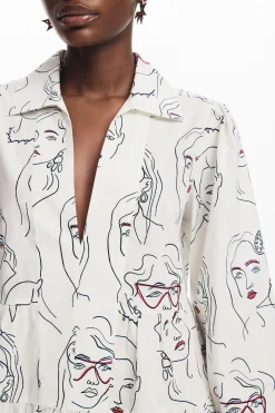 Vestidos Y Monos-Desigual Vestido caras