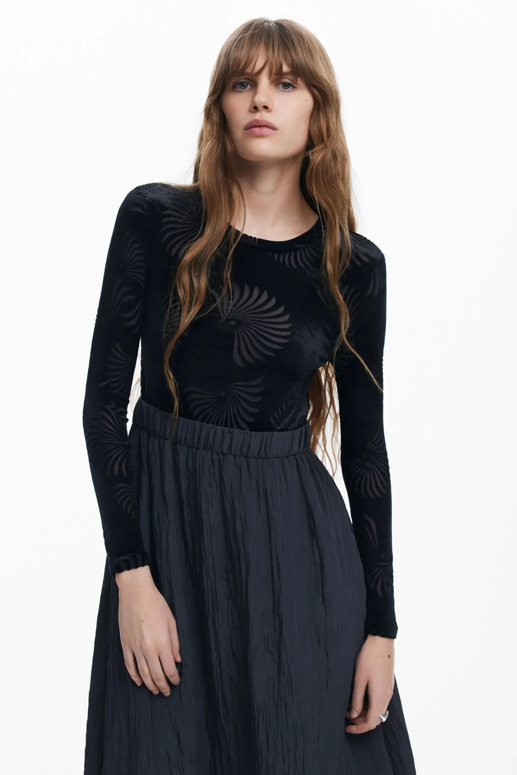 Vestidos Y Monos-Desigual Vestido combinado estampado