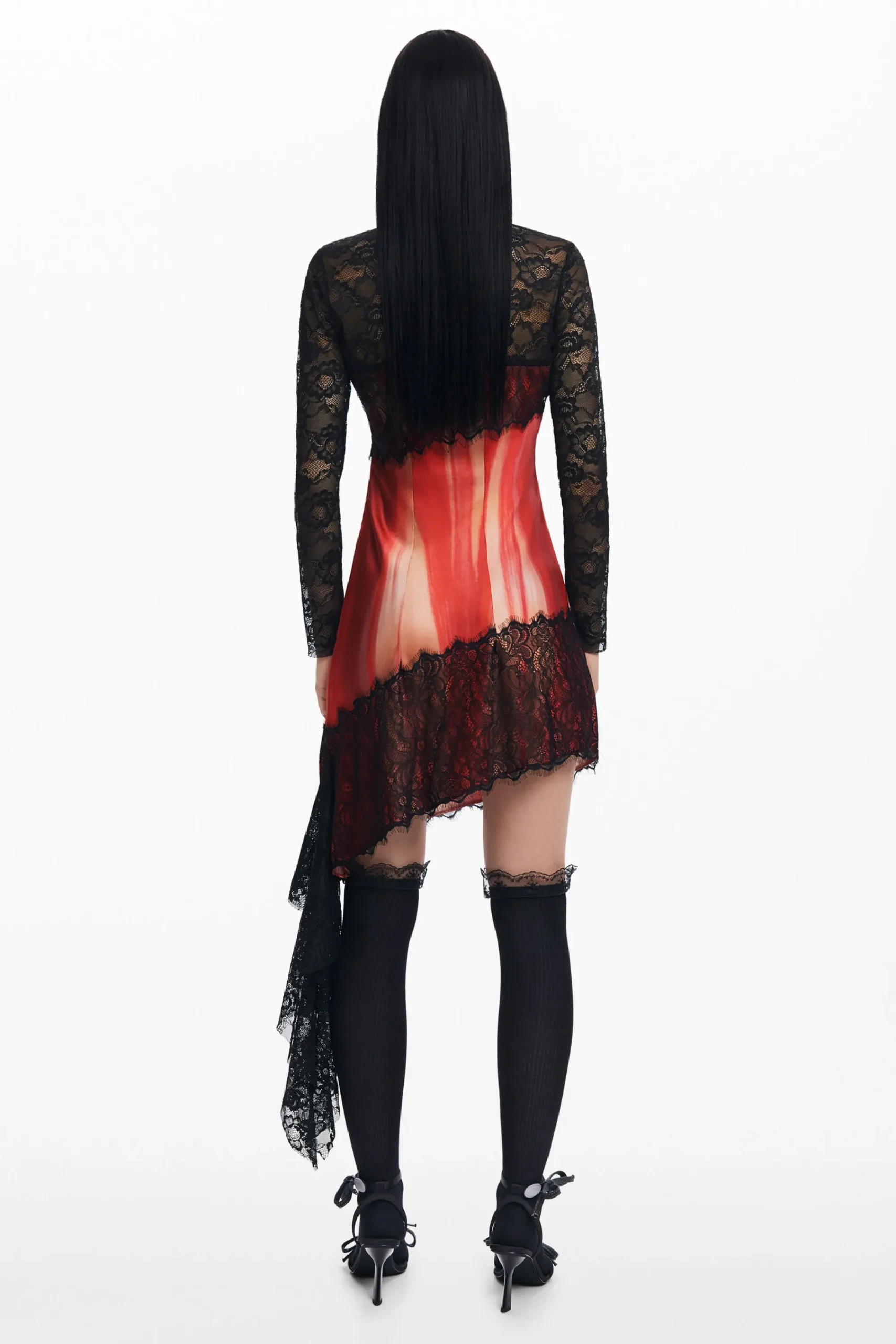 Vestidos Y Monos-Desigual Vestido combinado María Escoté