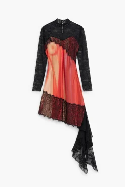 Vestidos Y Monos-Desigual Vestido combinado María Escoté