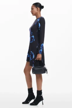 Vestidos Y Monos-Desigual Vestido corte asimétrico