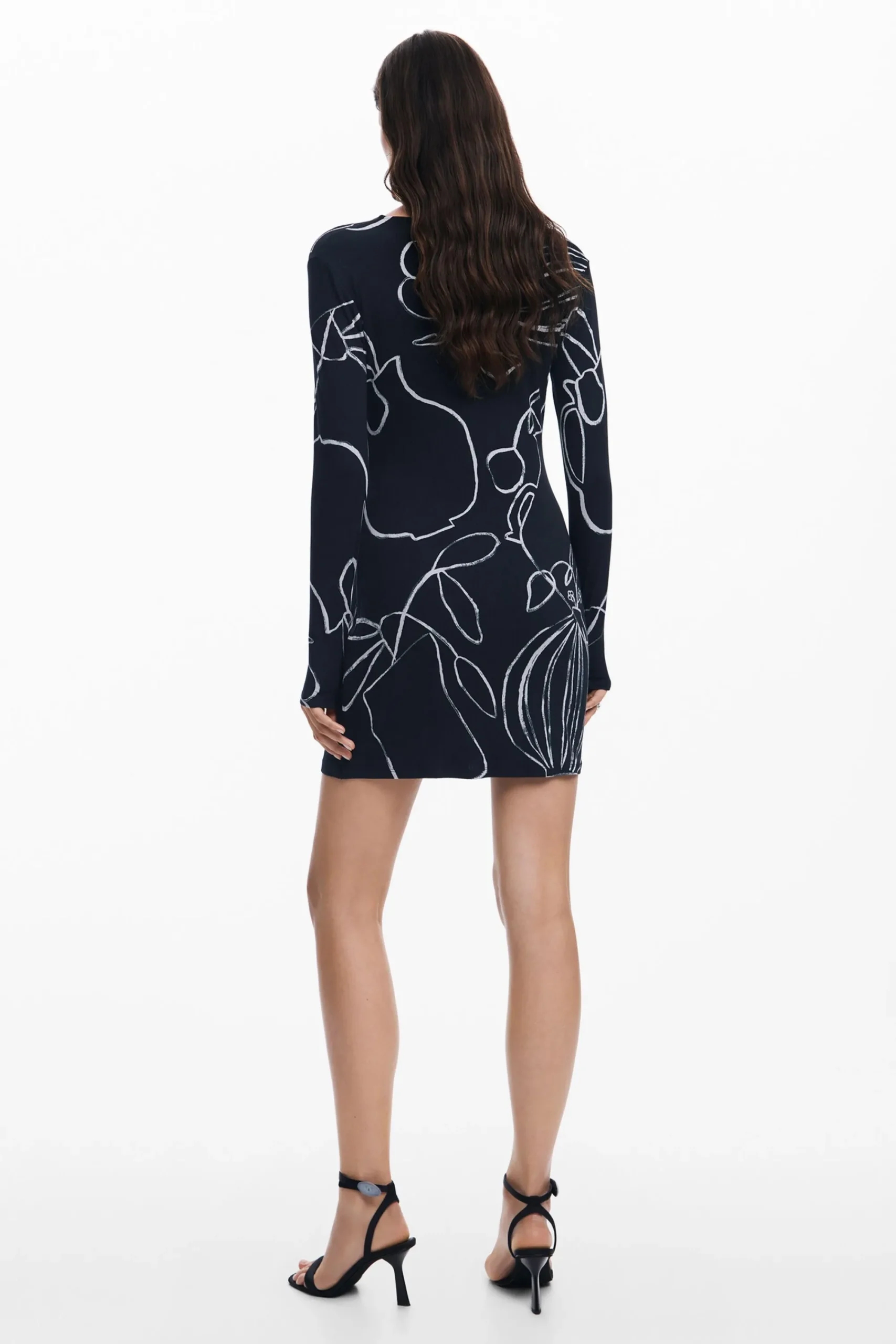 Vestidos Y Monos-Desigual Vestido corto estampado