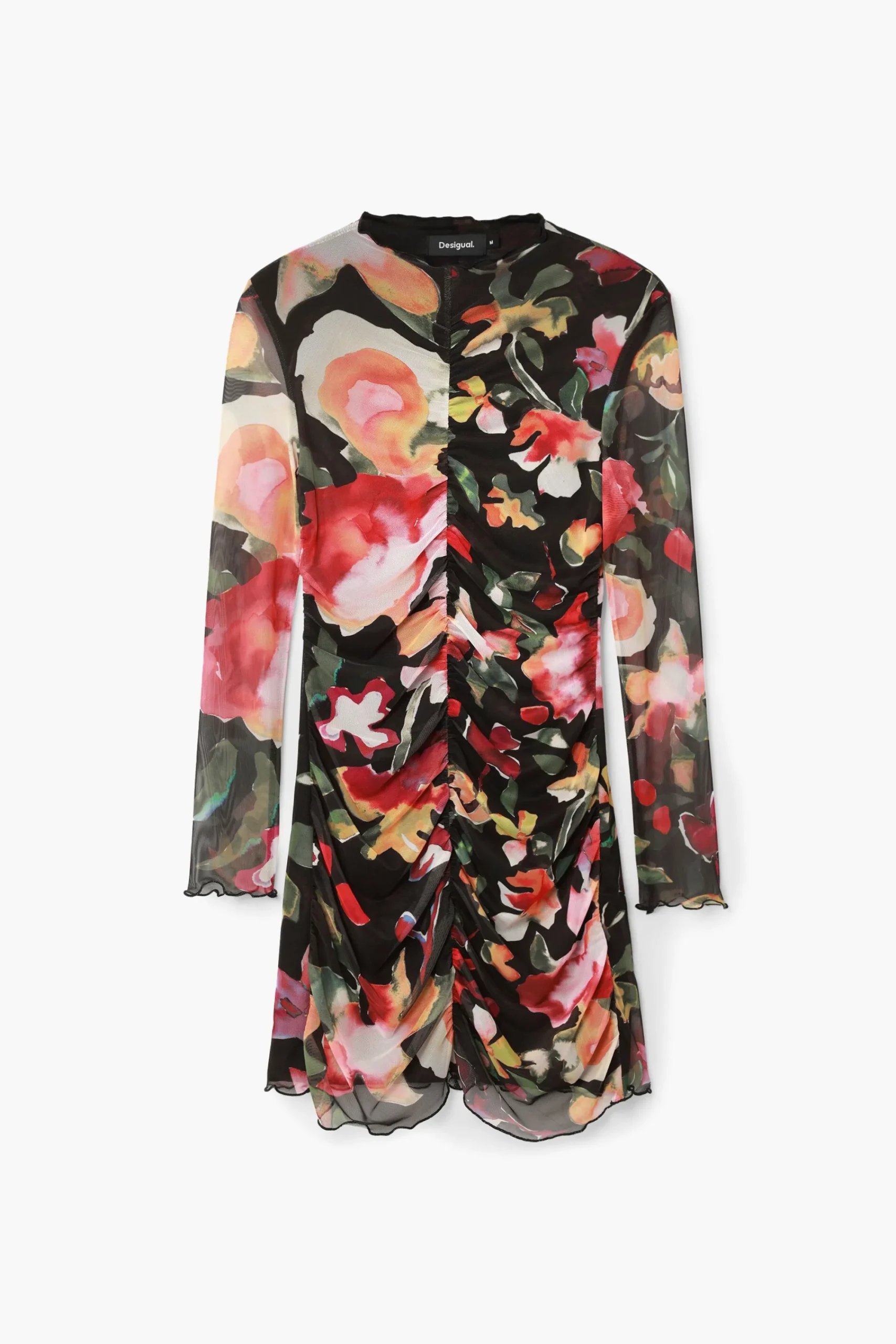 Vestidos Y Monos-Desigual Vestido corto flores