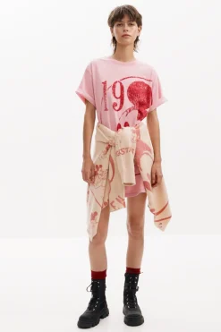 Vestidos Y Monos-Desigual Vestido corto Mickey Mouse
