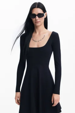 Vestidos Y Monos-Desigual Vestido corto vuelo