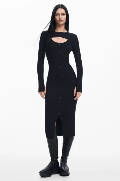 Ropa De Punto|Vestidos Y Monos-Desigual Vestido cutout Maitrepierre